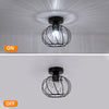 Modern Crystal Ceiling Light Fixture Mini Semi Flush Mount Chandelier Hallway UK