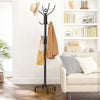 Floor Standing Hat Coat Scarf Stand Hanger w/12 Hooks Umbrella Stand Tree Rack