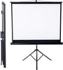 100" Large Tripod Projector Screen With Stand Portable Foldable For Home Cinema