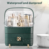 XLarge Cosmetic Skincare Organiser Tabletop Make-Up Storage Case 2 Drawers Box