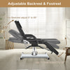 Hydraulic Massage Table Adjustable Beauty Salon Recliner Bed Chair White Base