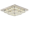 K9 Crystal Chandelier Lamp Square 50cm 48W LED Ceiling Light Pendant Living Room