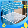 Dog Cooling Mat Triple Layer Water-Filled Safety Pad Bed Blue L