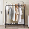 Heavy Duty Double Clothes Rail Hanging Rack Garment Display Stand Shoes Storage