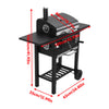 Charcoal BBQ Grill Trolley Barbecue Patio Outdoor Garden Heating Smoker Picnic