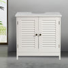 Grey Bathroom Under Sink Cabinet Basin Storage Cupboard Vanity Unit Furniture