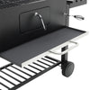 Charcoal Trolley BBQ Garden Outdoor Barbecue Cooking Grill Patio Heating Smoker