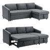 3 Seater Sofa Bed Left/Right L-Shaped Ottoman Corner Sofa Pull-Out Sleeper Bed