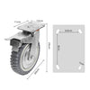4 x Heavy Duty 200mm Swivel Castor Wheel 1000KG Trolley Furniture Caster Rubber