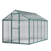 4/6/8/10*6FT Walk-In Transparent Sheets Greenhouse Plant Grow Galvanized Alumini