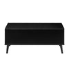 Black Coffee Table Lift Up Top With Storage Living Room Home Office