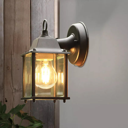 60W Vintage Lamp Traditional Outdoor Garden Wall Light Lantern Coach Lighting