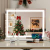 Large Hollywood Mirror Light Strip 58*46 LED Vanity Make Up Mirror USB Charging