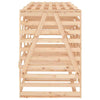 Triple Wheelie Bin Storage Solid Wood Pine M5S3