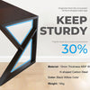 K-Shaped Computer Desk With Shelves Gaming Laptop Table Workstation Home Office
