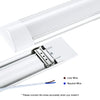 10X 5FT LED Strip Lights Batten Tube Light Office Shop Garage Ceiling Lamp 6500K