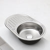 Undermount/Inset Kitchen Sink w/ Drainer Fittings Single/Double Bowl Campervan