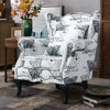 Fireside Armchair Chesterfield High Wing Back Chair Lounge Tub Queen Anne Sofa