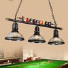 Vintage Pool Billiard Snooker Table Light Pendant Lights Lamp Bar Chandelier
