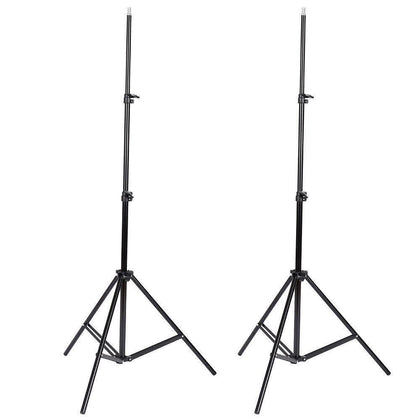 2 x Studio Photography Light Speedlight Stand 6.5FT Adjustable Bracket Tripod UK