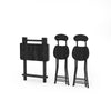Small Folding Table and Chairs 3/5PCS Bar Kitchen Dining Breakfast Furniture Set
