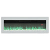 LED Fireplace Media Wall Fire Wall Mounted / Standing Electric Heater 40-100in