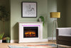 Electric Fireplace with Surround, LED Flame & Mood Light – Endeavour Castleton