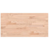 Basin Shelf Wall Mounted Steel and Solid Wood Beech