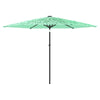 Bulliing Garden Parasol with Steel Green 288x288x225 ,Beach Parasol, R6G4
