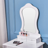 Dressing Table Set Vanity Stool 3 Drawer Makeup Desk Bedroom Small Space White