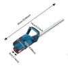 Hedge Trimmer Long Reach 21V Cordless Electric Cutter with Battery and Charger