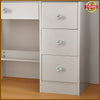 Dressing Table with Mirror Drawer Light Makeup Vanity Desk Open Shelves Bedroom