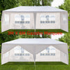 6x3M Garden Large Gazebo Canopy Waterproof Outdoor Party Tent Marquee w/Walls UK