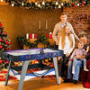 Indoor Air Hockey Arcade Table Gaming Set with Powerful 12V Motor