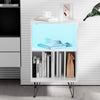 Record Player Stand 3Tier Turntable Stand Vinyl Record Storage With Light