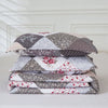 Boho Patchwork Bedspread Quilte Set Throw Rugs Bedding Double Size Pillowcases