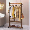 Heavy Duty Clothes Rack Rail Garment Stand Adjustable Shelves Portable Organizer