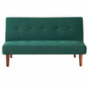 Fabric Sofa Bed Small Couch Settee Loveseat Sofabed Single Sleeper Recliner Beds