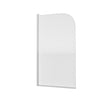 Denver 800 mm Frameless Curved Pivot Chrome Reversible Bath Shower Screen Door