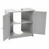 Bathroom Sink Cabinet Under Basin Vanity Storage Cupboard Unit Grey