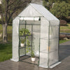 Greenhouse PE Plastic Garden Plants Grow Green House Cover w/ 4 Shelves Outdoor