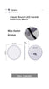 LUVODI Round LED Bathroom Mirror Wall Mounted Backlit Anti-Fog Makeup MirrorIP44