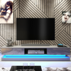 Modern I 180cm I TV Unit I Cabinet I TV Stand I Grey High Gloss Doors I Free LED