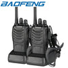 2PCS Baofeng BF-88E PMR446MHz Walkie Talkie Long Range Two Way Radio & Headset