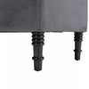 Velvet Padded Storage Ottoman Bench Armed Hallway Window Seat Bed End Stool Box