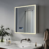 Illuminated LED Bathroom Mirror Cabinet With Shaver Socket Demister Touch Sensor