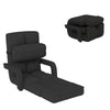 Floor Folding Chair 14 Positions Adjustable Floor Lazy Chair with Armrest Single