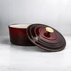 ProChef 26 cm Enameled Cast Iron Casserole Dish with Lid Round Slow Cooking Pot