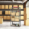 Multipurpose Display Stand 5 Shelf Storage Rack Garage Shelving Unit-Grey