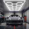 14 Hexagon LED Lighting Detailing Garage Workshop Retail Car Showroom Barber UK